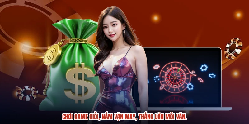 Chơi game giỏi, nắm vận may, thắng lớn mỗi ván.