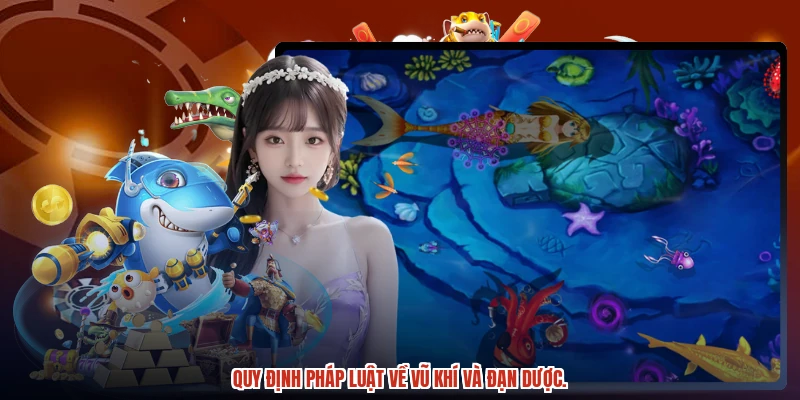 Quy định pháp luật về vũ khí và đạn dược.